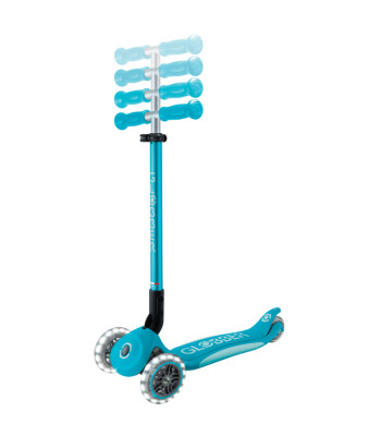 Globber Elite Deluxe Işıklı Scooter // Mavi