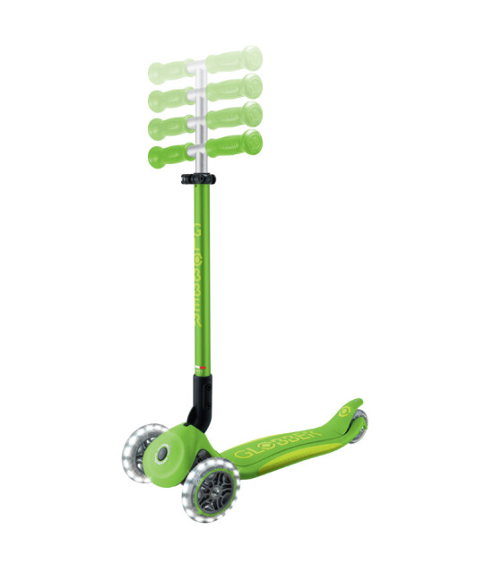 Globber Elite Deluxe Işıklı Scooter // Elma Yeşili