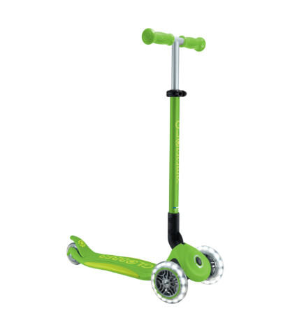 Globber Elite Deluxe Işıklı Scooter // Elma Yeşili