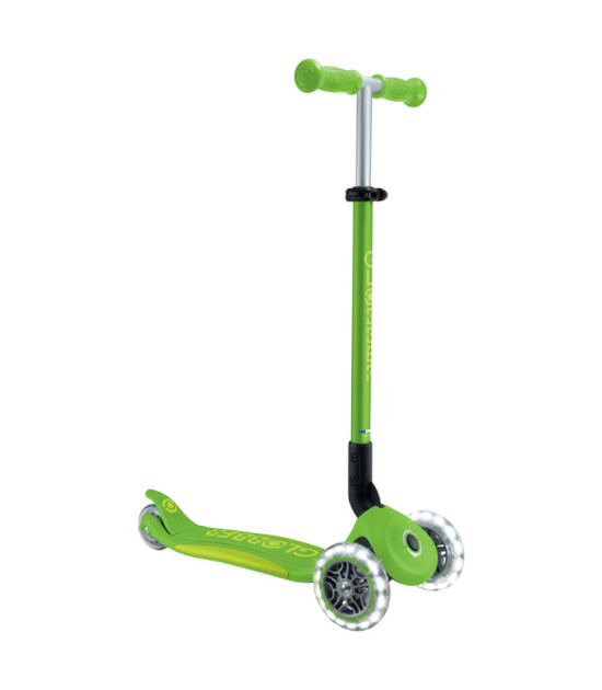 Globber Elite Deluxe Işıklı Scooter // Elma Yeşili