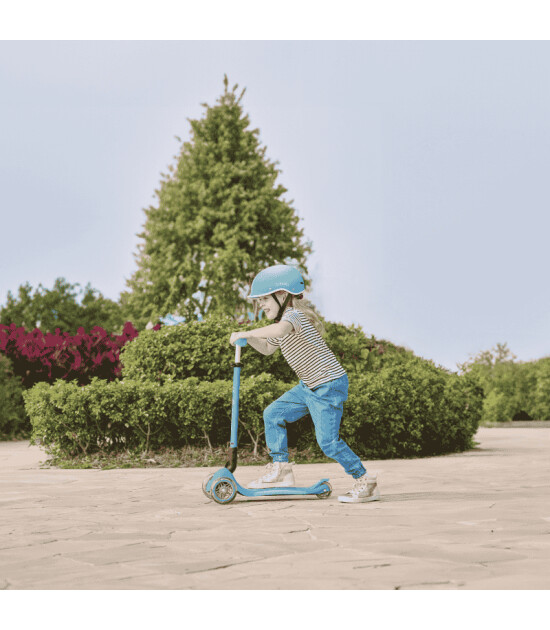 Globber Elite Deluxe Işıklı Scooter // Koyu Mint