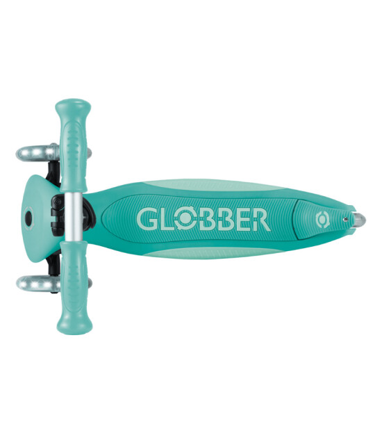 Globber Elite Deluxe Işıklı Scooter // Koyu Mint
