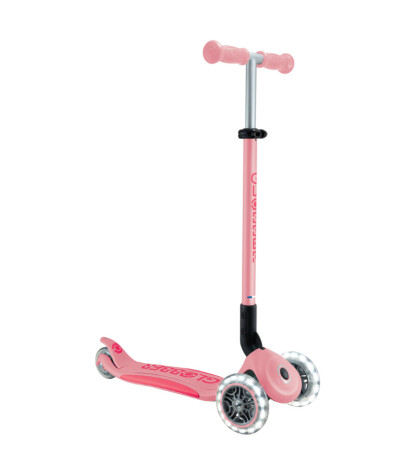 Globber Elite Deluxe Işıklı Scooter // Pastel Pembe