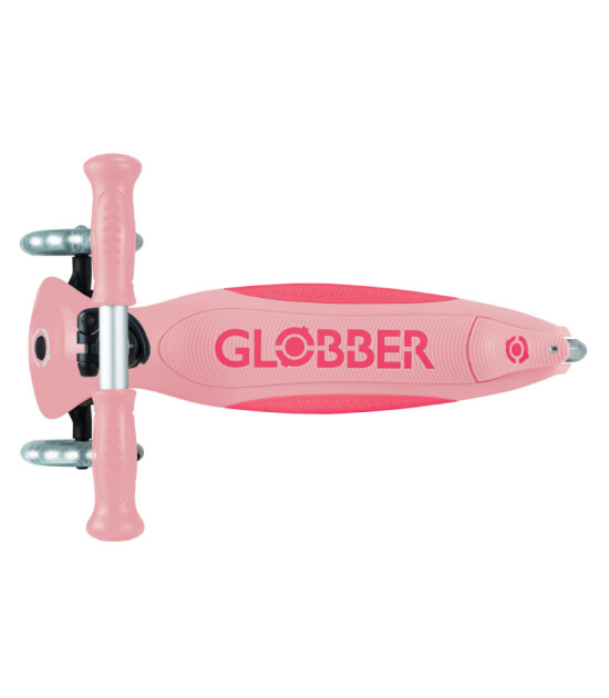 Globber Elite Deluxe Işıklı Scooter // Pastel Pembe