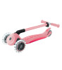 Globber Elite Deluxe Işıklı Scooter // Pastel Pembe