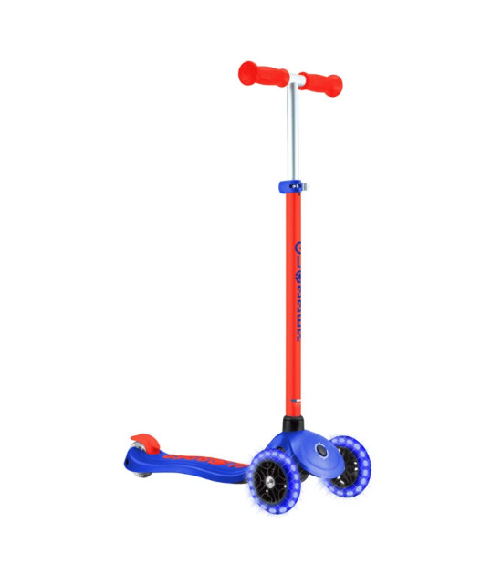 Globber Primo Plus Işıklı Scooter - Neon Mavi