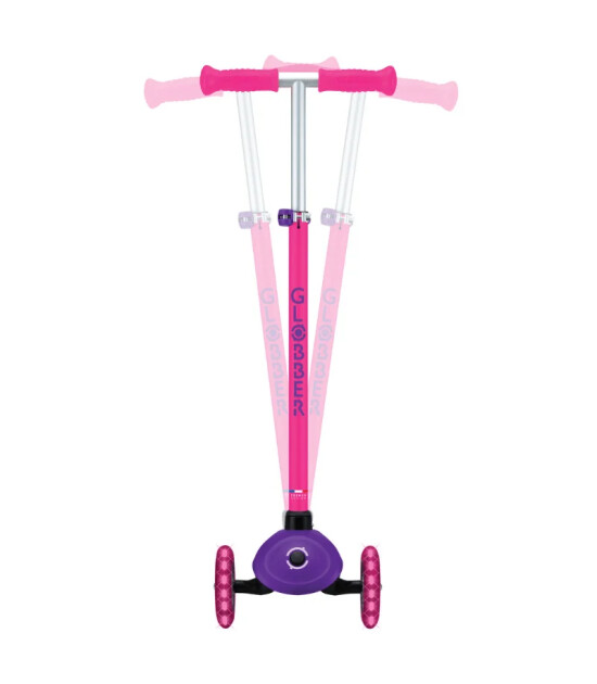 Globber Primo Plus Işıklı Scooter - Neon Pembe