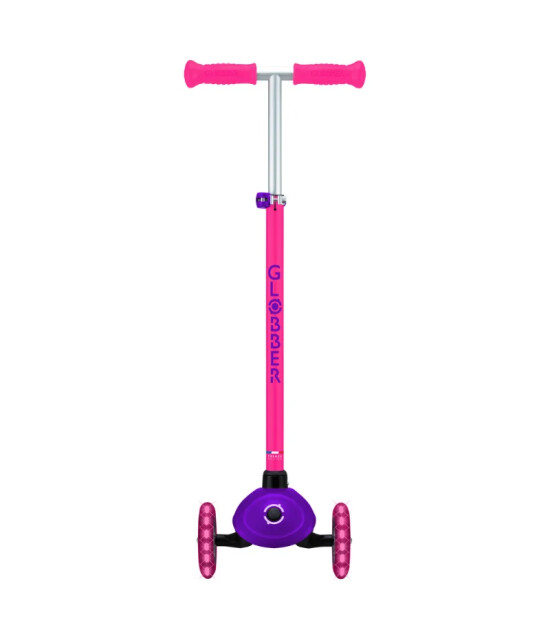 Globber Primo Plus Işıklı Scooter - Neon Pembe