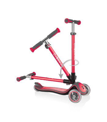 Globber Elite Deluxe Scooter // Kırmızı