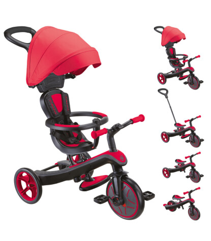 Globber Explorer 4in1 Bisiklet // Kırmızı