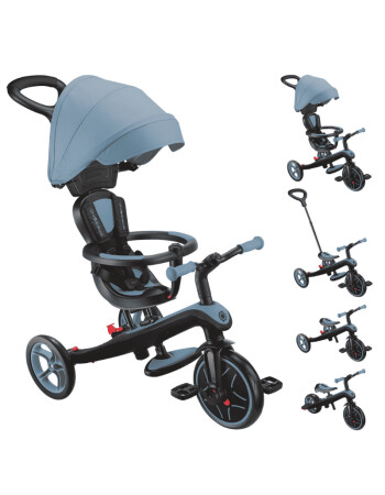 Globber Explorer Trike 4in1 &Ccedil;ocuk Bisikleti // Ash Blue