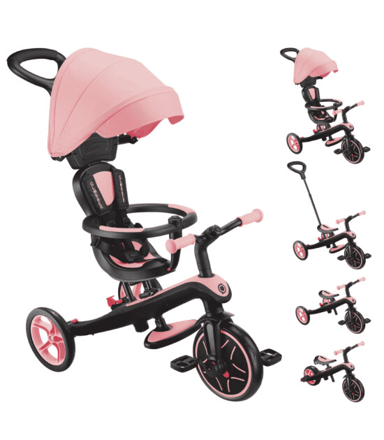 Globber Explorer 4in1 Trike Bisiklet - Pembe