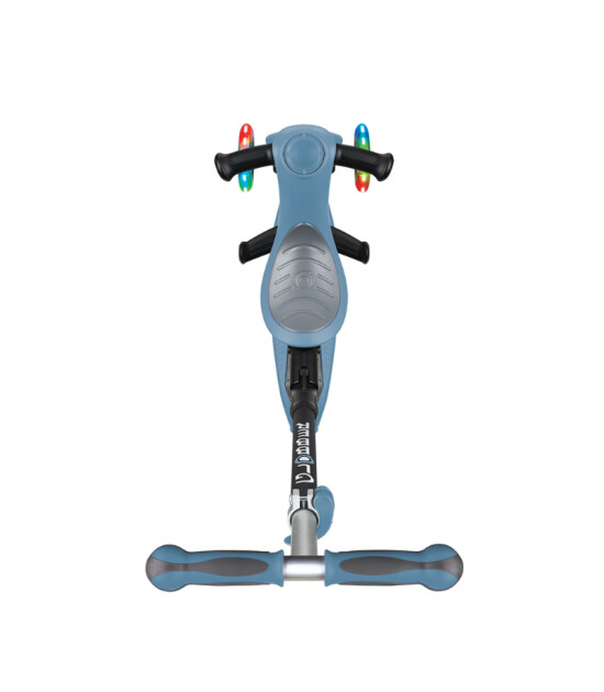 Globber Go Up Deluxe Işıklı Scooter // Pastel Mavi