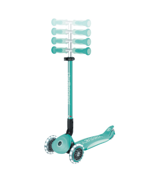 Globber Go Up Deluxe Işıklı Scooter // Mint Yeşili