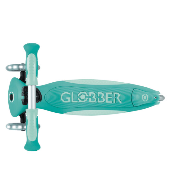 Globber Go Up Deluxe Işıklı Scooter // Mint Yeşili