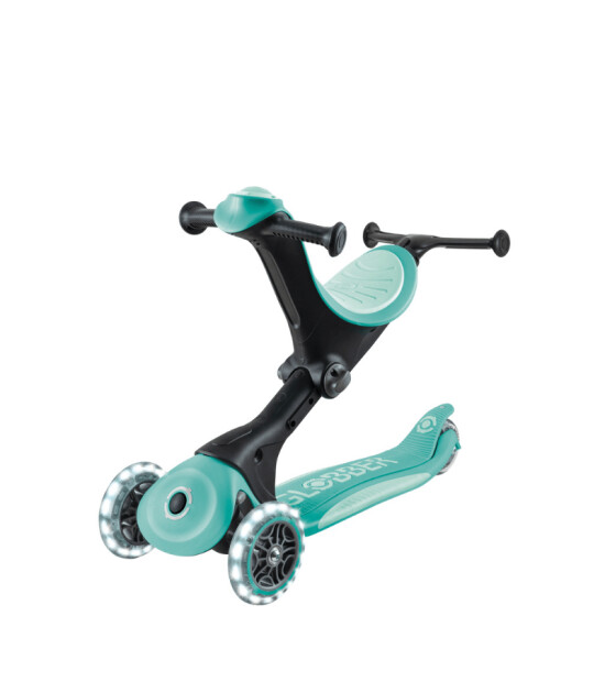 Globber Go Up Deluxe Işıklı Scooter // Mint Yeşili