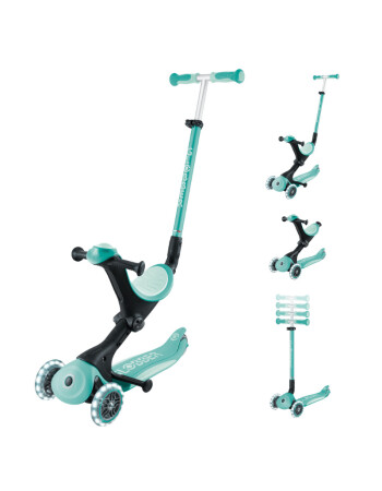 Globber Go Up Deluxe Işıklı Scooter // Mint Yeşili