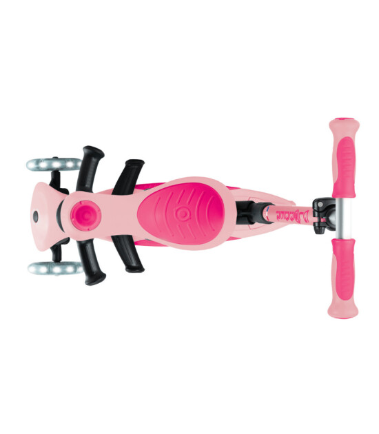 Globber Go Up Deluxe Işıklı Scooter // Pastel Pembe