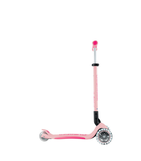 Globber Go Up Deluxe Işıklı Scooter // Pastel Pembe