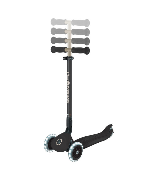 Globber Go Up Deluxe Işıklı Scooter // Siyah