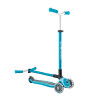 Globber Master Işıklı Katlanabilir Scooter // Okyanus Mavisi