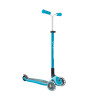 Globber Master Işıklı Katlanabilir Scooter // Okyanus Mavisi