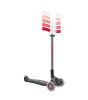 Globber Master Işıklı Katlanabilir Scooter // Kırmızı - Siyah