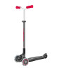 Globber Master Işıklı Katlanabilir Scooter // Kırmızı - Siyah