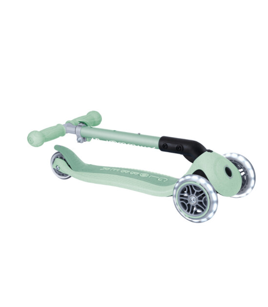 Globber Junior Ecologic Katlanabilir Işıklı Scooter - Pistachio