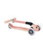 Globber Junior Ecologic Katlanabilir Işıklı Scooter - Peach