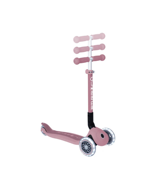 Globber Junior Ecologic Katlanabilir Işıklı Scooter - Berry