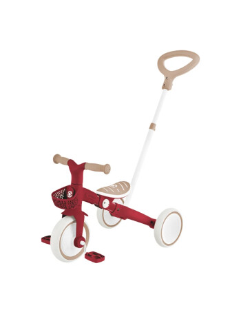 Globber Learning Trike 3in1 Plus Ecologic Bisiklet - Vintage Kırmızı