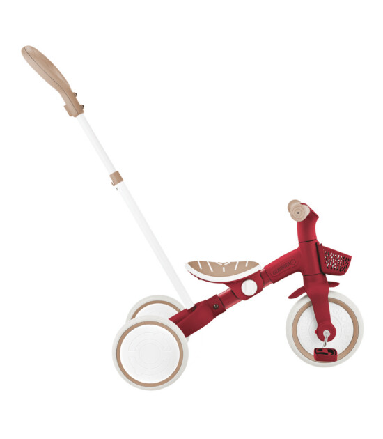 Globber Learning Trike 3in1 Plus Ecologic Bisiklet - Vintage Kırmızı