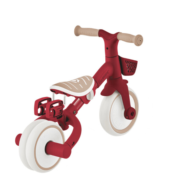 Globber Learning Trike 3in1 Plus Ecologic Bisiklet - Vintage Kırmızı