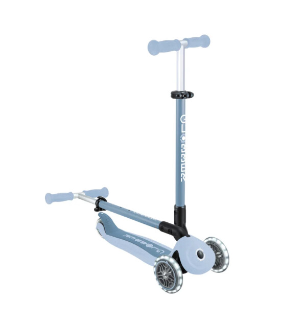 Globber Go Up Active Ecologic Işıklı Scooter - Blueberry