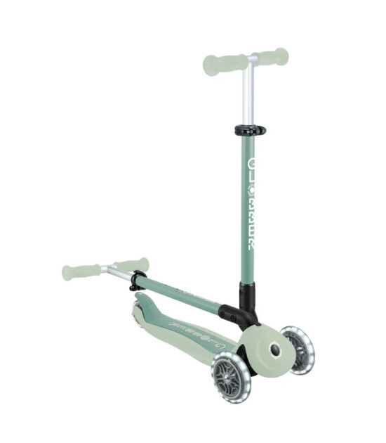 Globber Go Up Active Ecologic Işıklı Scooter - Pistachio