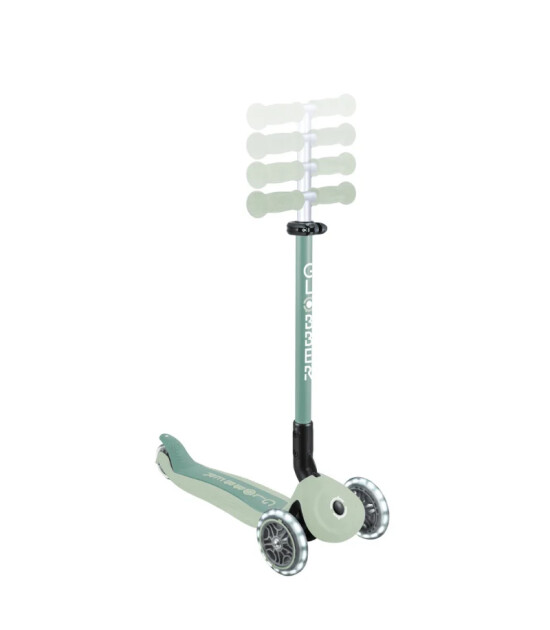 Globber Go Up Active Ecologic Işıklı Scooter - Pistachio