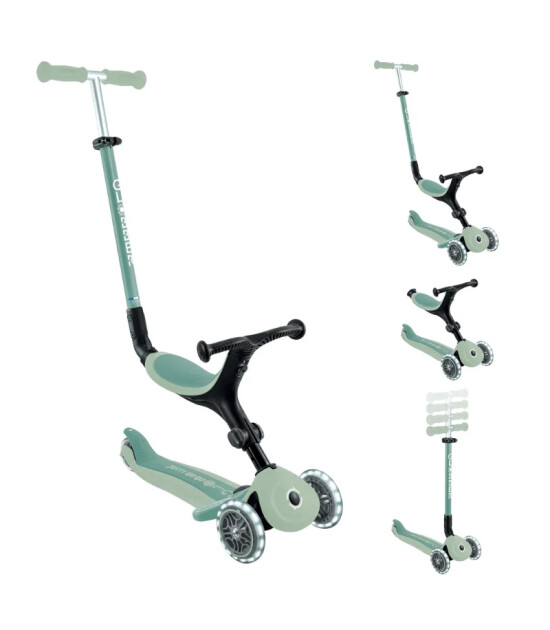 Globber Go Up Active Ecologic Işıklı Scooter - Pistachio