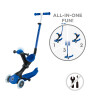 Globber Go Up Deluxe Işıklı Scooter - Lacivert