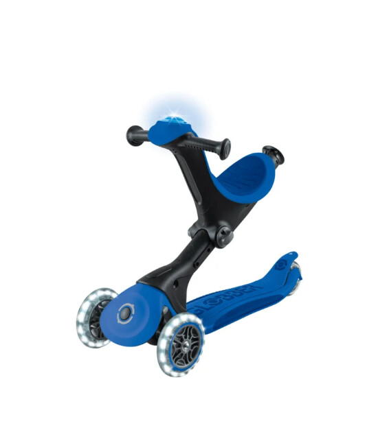 Globber Go Up Deluxe Işıklı Scooter - Lacivert