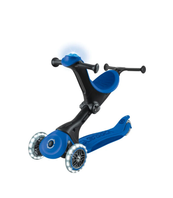 Globber Go Up Deluxe Işıklı Scooter - Lacivert