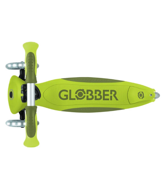 Globber Go Up Deluxe Işıklı Scooter - Yeşil
