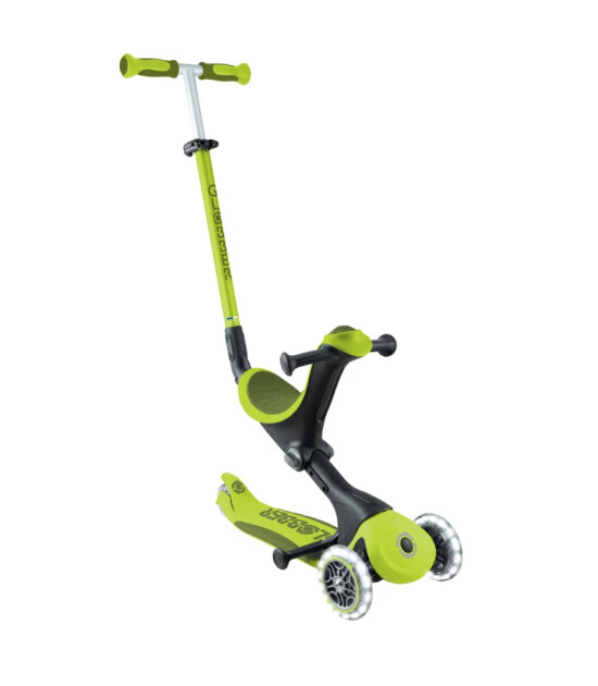 Globber Go Up Deluxe Işıklı Scooter - Yeşil