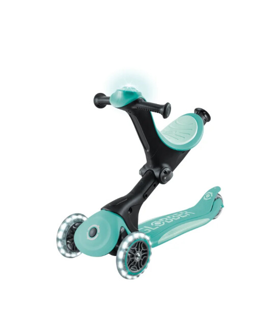 Globber Go Up Deluxe Işıklı Scooter - Mint Yeşili