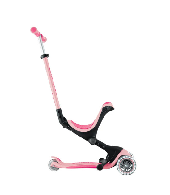 Globber Go Up Deluxe Işıklı Scooter - Pastel Pembe