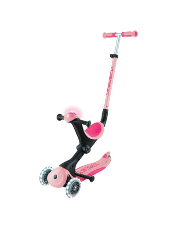 Globber Go Up Deluxe Işıklı Scooter - Pastel Pembe