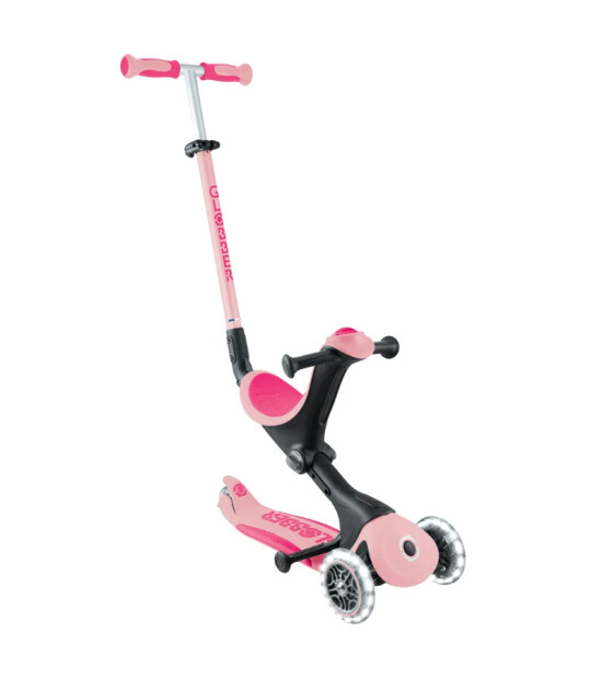 Globber Go Up Deluxe Işıklı Scooter - Pastel Pembe