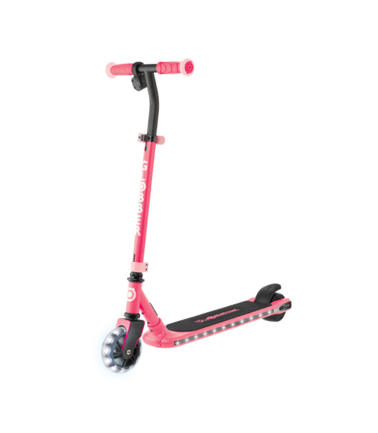 Globber One K E-Motion 6 Işıklı Elektrikli Scooter // Mercan Pembesi