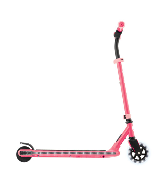 Globber One K E-Motion 6 Işıklı Elektrikli Scooter // Mercan Pembesi