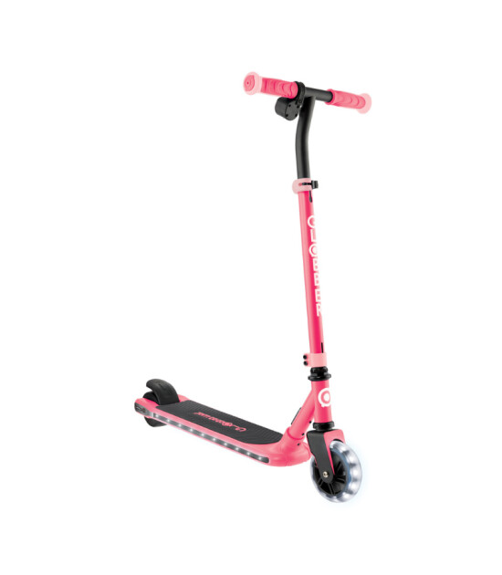Globber One K E-Motion 6 Işıklı Elektrikli Scooter // Mercan Pembesi